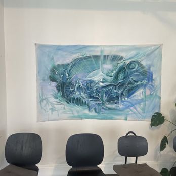 Alma Art House - Some art justine had recently finished! - Medical Spas Near Me - Orange, California Alma Art House - Some art justine had recently finished! - Medical Spas Near Me - Orange, California