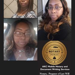 Akc Mobile Notary and Document Writing Buisness