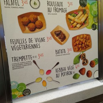 Humus Bol - Menu - Middle Eastern Near Me - Montreal, Quebec