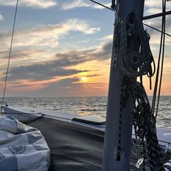 MTK Cruises - Boat and sunset