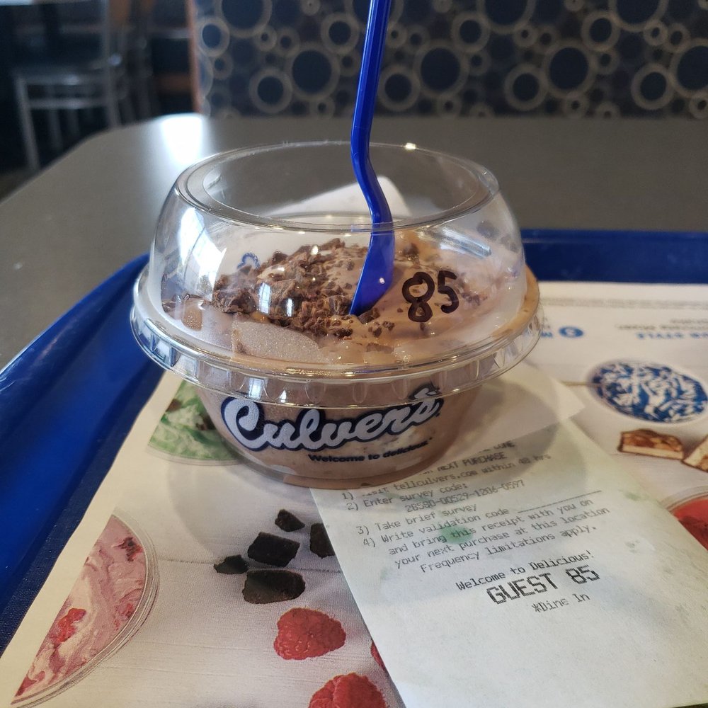 Culver's - Chocolate caramel custard - Fast Food Near Me - Tampa, Florida Culver's - Chocolate caramel custard - Fast Food Near Me - Tampa, Florida