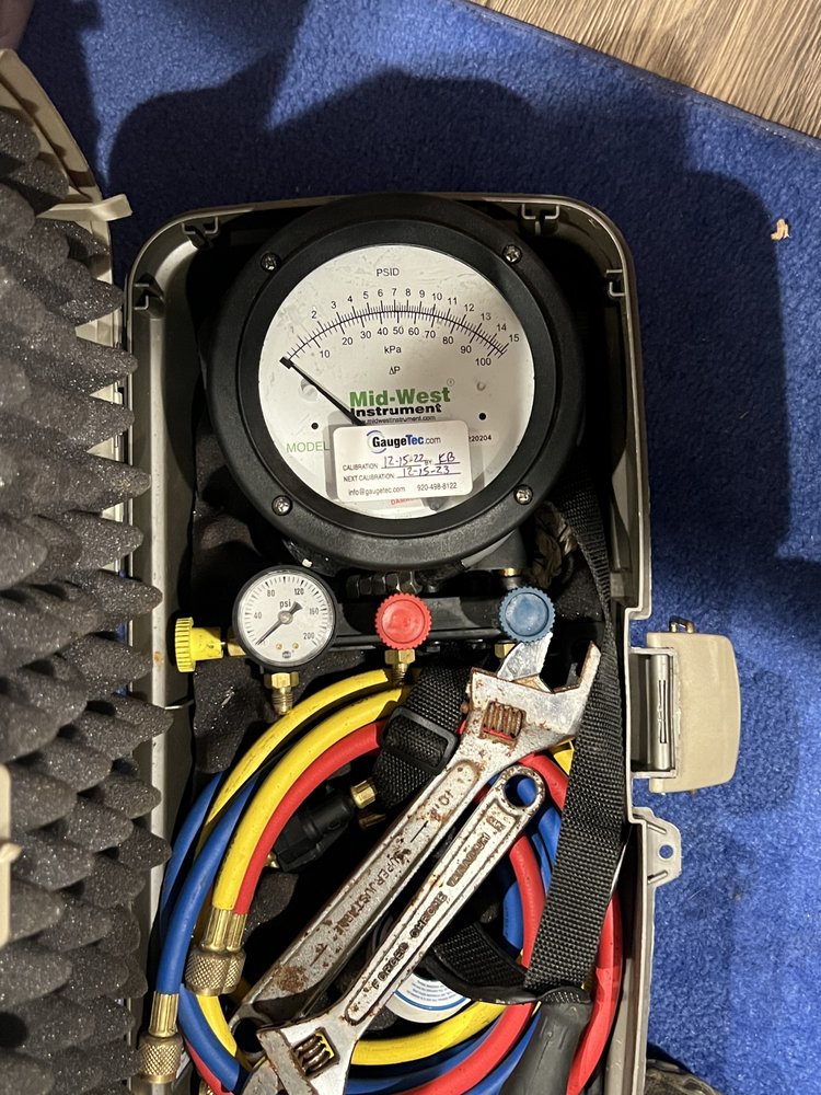 Slide of Harding Backflow Testing