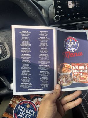 Menu photo 4 Kickback Jack's Greensboro, NC