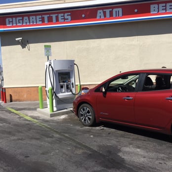 Chevron - NrgEVGo Quick charge pump charging up my tree hugging Nissan Leaf. - Gas Stations Near Me - Las Vegas, Nevada