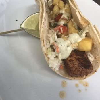 Plank Provisions - Blackened Mahi Mahi Taco ($4 on happy hour) - Seafood Near Me - Omaha, Nebraska