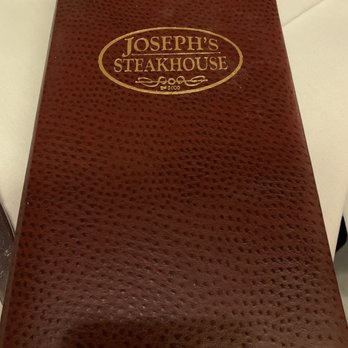 Joseph's Steakhouse - Menu cover - Steakhouses Near Me - Bridgeport, Connecticut Joseph's Steakhouse - Menu cover - Steakhouses Near Me - Bridgeport, Connecticut