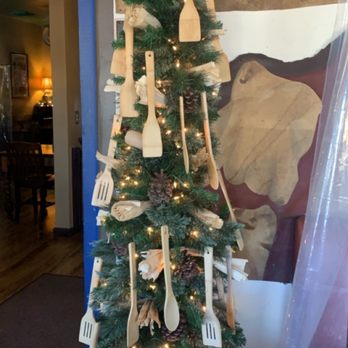 El Charro Cafe - Cute Christmas Tree near the entrance. - Tacos Near Me - Tucson, Arizona