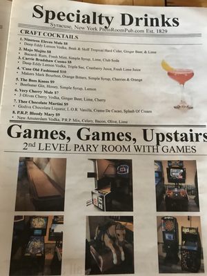 Menu photo 8 PressRoom Pub Syracuse, NY