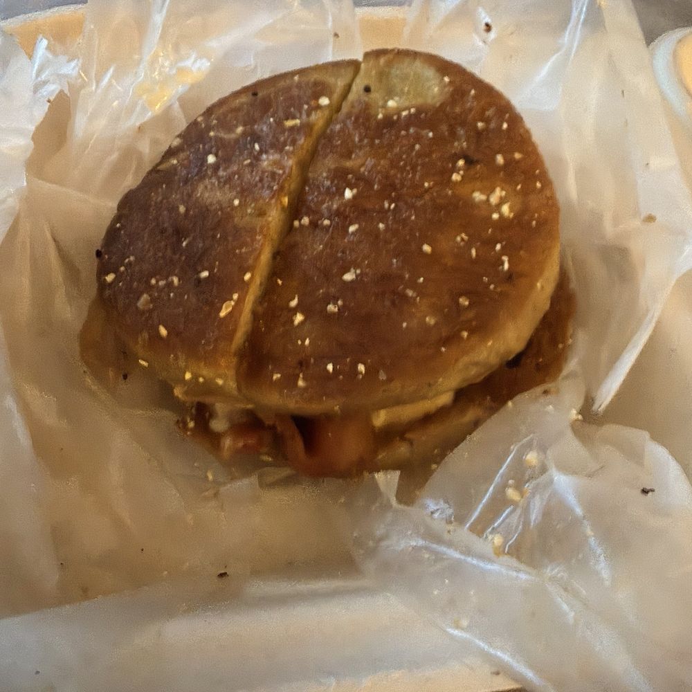 Sweet potato cinnamon English muffin sandwich Sweet potato cinnamon English muffin sandwich