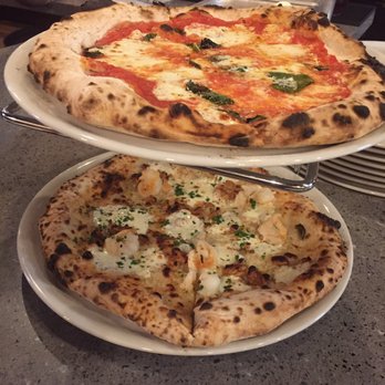 Brick Fire Tavern - Margherita and Shrimp Truck pizza - Pizza Near Me - Honolulu, Hawaii