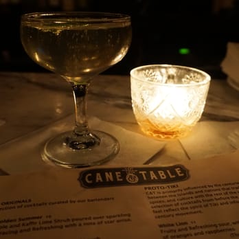 Cane and Table - One Golden Summer cocktail - Cocktail Bars Near Me - New Orleans, Louisiana