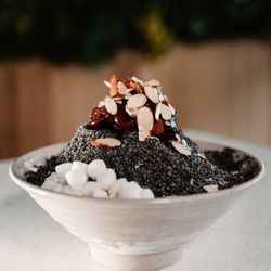 Snow Island - Black Sesame Bingsu
