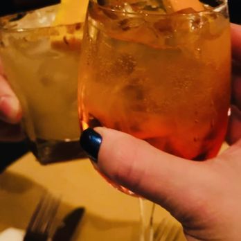 Sweetwater Restaurant - Aperol Spritz and Pabloso Drink - New American Near Me - Brooklyn, New York