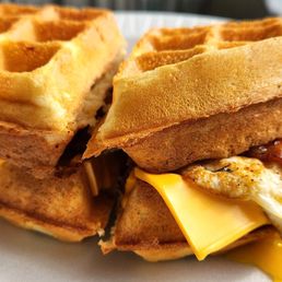 Chicken Waffles Sandwich