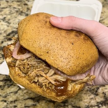 Porkbutt BBQ - Pulled pork sandwich. - Barbeque Near Me - Colorado Springs, Colorado