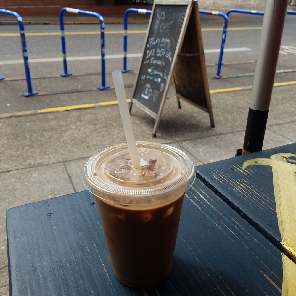 Red Square Cafe - Iced triple half sweet mocha. - Coffee & Tea Near Me - Portland, Oregon Red Square Cafe - Iced triple half sweet mocha. - Coffee & Tea Near Me - Portland, Oregon