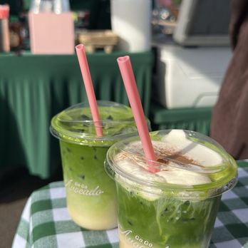 Go Go Avocado - Honey cinnamon iced matcha with foam - Coffee & Tea Near Me - Tempe, Arizona Go Go Avocado - Honey cinnamon iced matcha with foam - Coffee & Tea Near Me - Tempe, Arizona