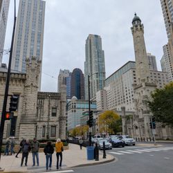 Chicago Water Tower - View of the Chicago Water Tower on Friday, October 31, 2025.