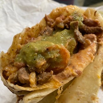 Roxys Tacos - Surf Burrito with Green Sauce - Mexican Near Me - San Diego, California Roxys Tacos - Surf Burrito with Green Sauce - Mexican Near Me - San Diego, California