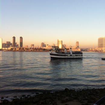 Coronado Ferry Landing - Coronado bay with the ferry passing by. Beautiful! - Shopping Centers Near Me - Coronado, California