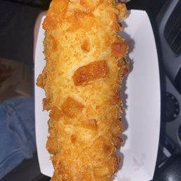 Half and half potato corn dog Half and half potato corn dog