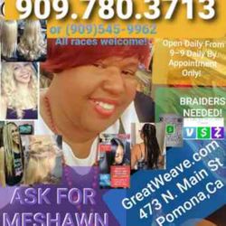Great Weaving Extensions & Braids Salon