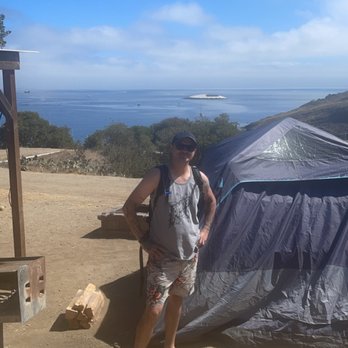 Two Harbors Campground - Campsite 14. Ocean views - Campgrounds Near Me - Two Harbors, California