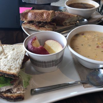 Panera Bread - Turkey Avocado BLT + Corn Chowder & Cuban Sandwich + 10 vegetable soup YUM - Salad Near Me - Murrieta, California Panera Bread - Turkey Avocado BLT + Corn Chowder & Cuban Sandwich + 10 vegetable soup YUM - Salad Near Me - Murrieta, California