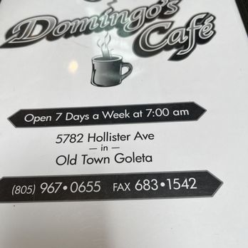 Domingo's Cafe - Breakfast & Brunch Near Me - Goleta, California Domingo's Cafe - Breakfast & Brunch Near Me - Goleta, California