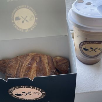 Coffeentalk - Santee - Jalapeño turkey cream cheese croissant and iced pumpkin horchata latte - Coffee Roasteries Near Me - Santee, California Coffeentalk - Santee - Jalapeño turkey cream cheese croissant and iced pumpkin horchata latte - Coffee Roasteries Near Me - Santee, California