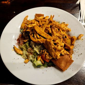 Kabobji - Fattoush salad with chicken shawarma - Middle Eastern Near Me - North Miami Beach, Florida Kabobji - Fattoush salad with chicken shawarma - Middle Eastern Near Me - North Miami Beach, Florida