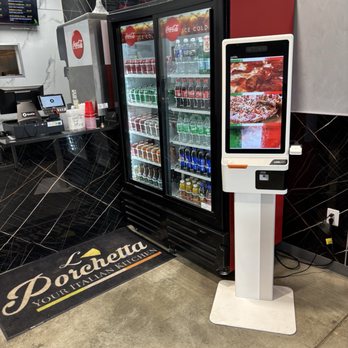 La Porchetta Kitchen - First ordering station, front counter and drink cooler - Pizza Near Me - Woodbridge, Virginia La Porchetta Kitchen - First ordering station, front counter and drink cooler - Pizza Near Me - Woodbridge, Virginia