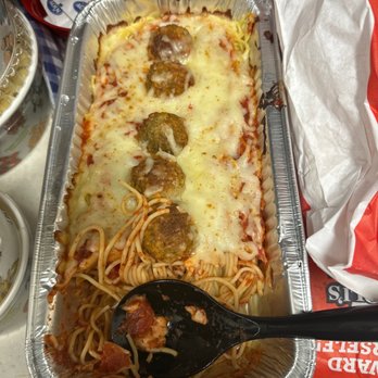 Fazoli's - Baked Spaghetti with Meatballs - Italian Near Me - Lexington, Kentucky