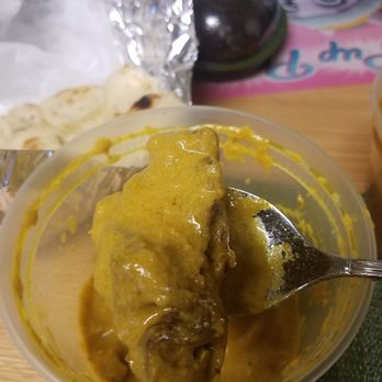 Curryland - Goat Korma, sauce was good 4stars, but the goat was tough and a lot of bones - Indian Near Me - Newport, Rhode Island