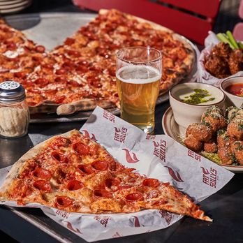 Fat Sully's NY Pizza - Broadway - Atomic Cowboy home of Denver Biscuit Co & Fat Sully's NY Pizza, hand-tossed 26" pies - Pizza Near Me - Denver, Colorado Fat Sully's NY Pizza - Broadway - Atomic Cowboy home of Denver Biscuit Co & Fat Sully's NY Pizza, hand-tossed 26" pies - Pizza Near Me - Denver, Colorado
