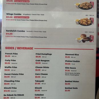 bb.q Chicken - Menu - Korean Near Me - Pinellas Park, Florida bb.q Chicken - Menu - Korean Near Me - Pinellas Park, Florida