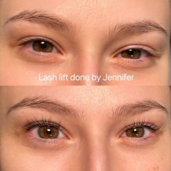 Monakhol - Lash lift and tint done by our esthetician Jennifer