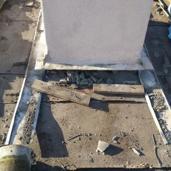 Everlasting Roofing Corp - Front of the chimney (leak started here) - Roofing Near Me