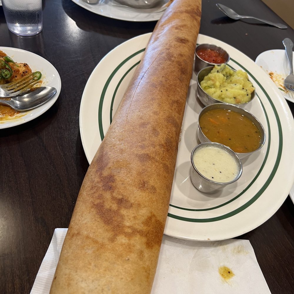 Dosa Grill - 51. Paper Masala Dosa - Vegetarian Near Me - East Windsor, New Jersey