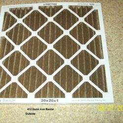 Comfort Keepers - Filthy furnace filter where it was put in on November 11, 2022.