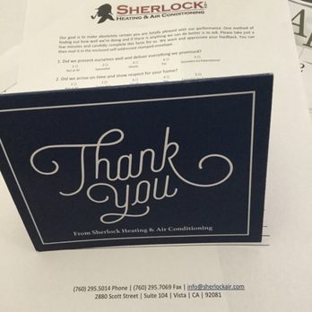 Sherlock - Heating & Air Conditioning/HVAC Near Me - Carlsbad, California Sherlock - Heating & Air Conditioning/HVAC Near Me - Carlsbad, California