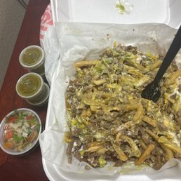 I'm always going to go get their Carne Asada Fries!! They are bombb and i love their burritos too. They are really kind and generous. I'm always going to go get their Carne Asada Fries!! They are bombb and i love their burritos too. They are really kind and generous.