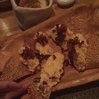 Husk - Cheese pimiento on crackers made from scratch - American Near Me - Charleston, South Carolina