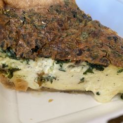 Bakehouse Charleston - Spinach and cheese quiche.