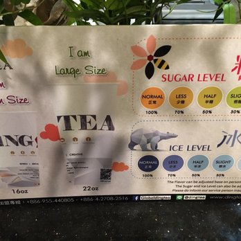 Ding Tea - Awesomeeee, can choose ice level! - Coffee & Tea Near Me - San Diego, California