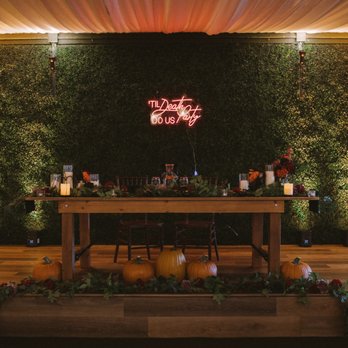 Green Gables Wedding Estate - Sweetheart table set up in the outdoor tent. - Venues & Event Spaces Near Me - San Marcos, California Green Gables Wedding Estate - Sweetheart table set up in the outdoor tent. - Venues & Event Spaces Near Me - San Marcos, California