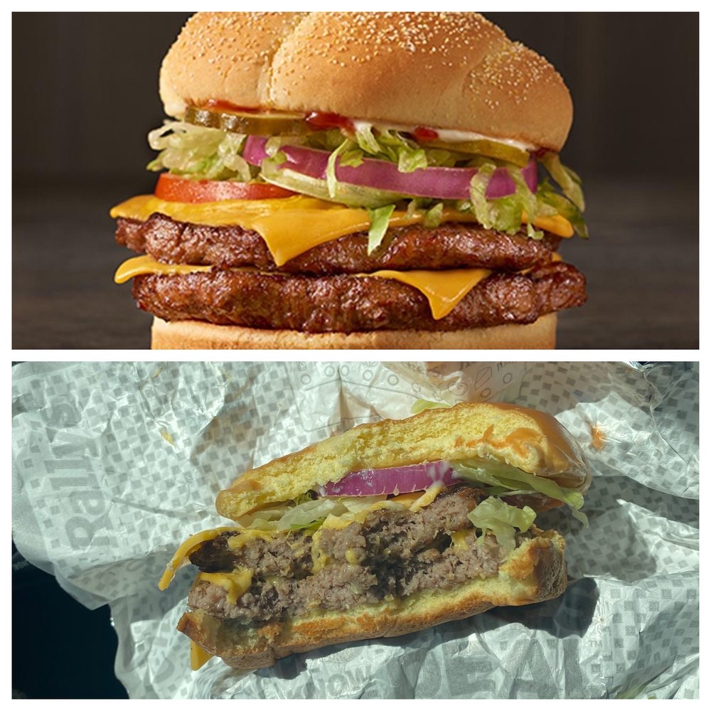 Advertisement vs Reality ....... let that sink in.
