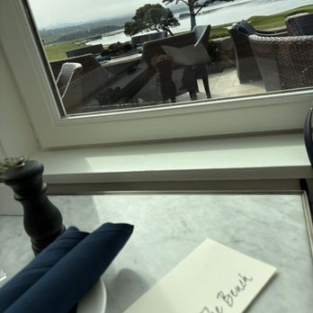 The Bench - Our corner table view - New American Near Me - Pebble Beach, California The Bench - Our corner table view - New American Near Me - Pebble Beach, California