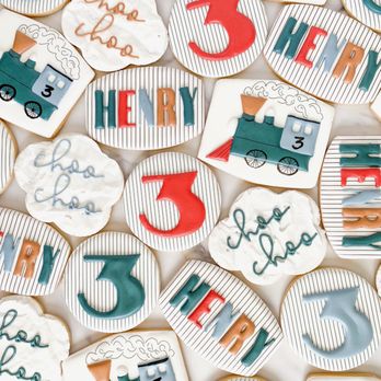 Space Cadet Baking Company - Custom train-themed cookies - Cupcakes Near Me Space Cadet Baking Company - Custom train-themed cookies - Cupcakes Near Me