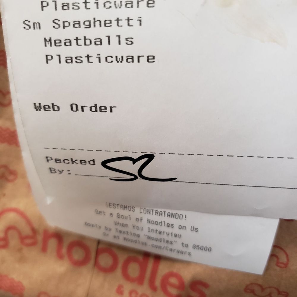 Noodles and Company - Am I blind? It says spaghetti right? - Salad Near Me - Wheaton, Illinois Noodles and Company - Am I blind? It says spaghetti right? - Salad Near Me - Wheaton, Illinois